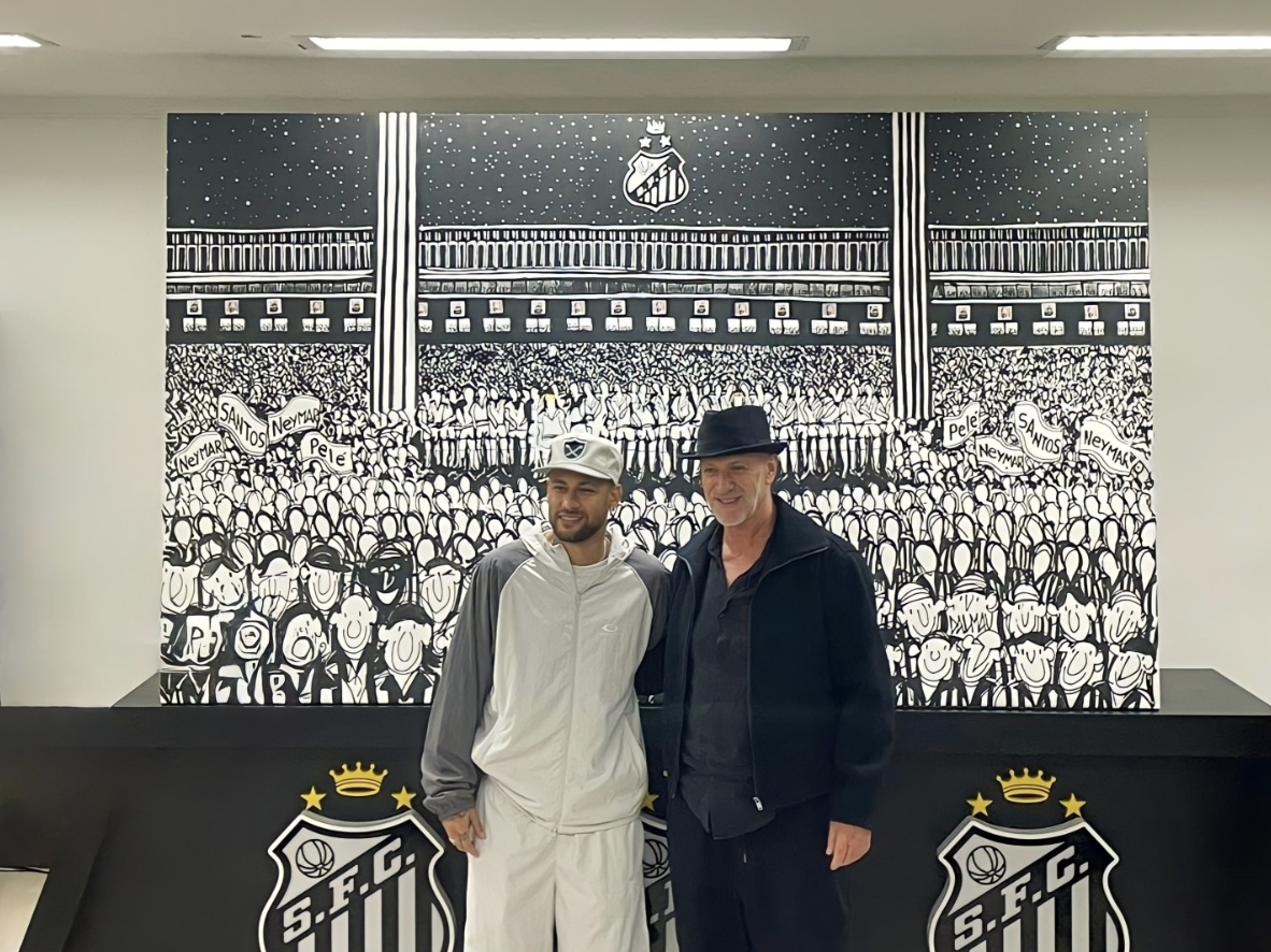 Dalmau entrega obra para Neymar